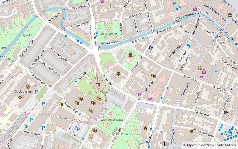 Retten i Århus location map