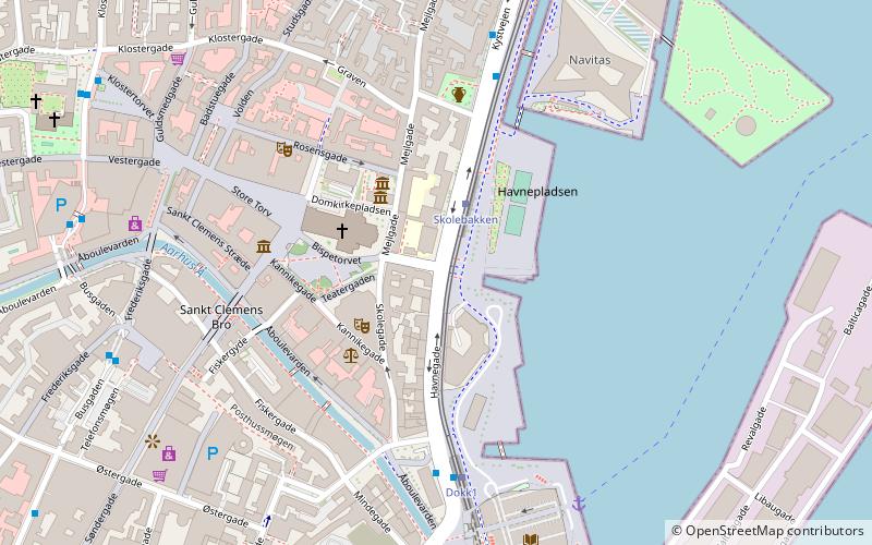 Aarhus Katedralskole location map