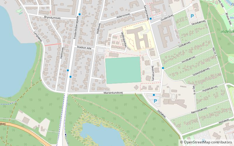 silkeborg stadium location map