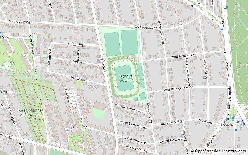 Riisvangen Stadion location map