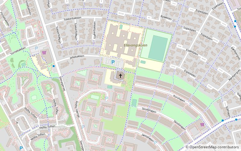 Ellevang Church location map