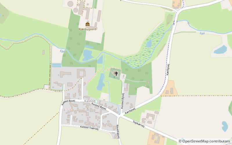 Kasted Kirke location map