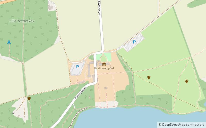 Hald Manor location map