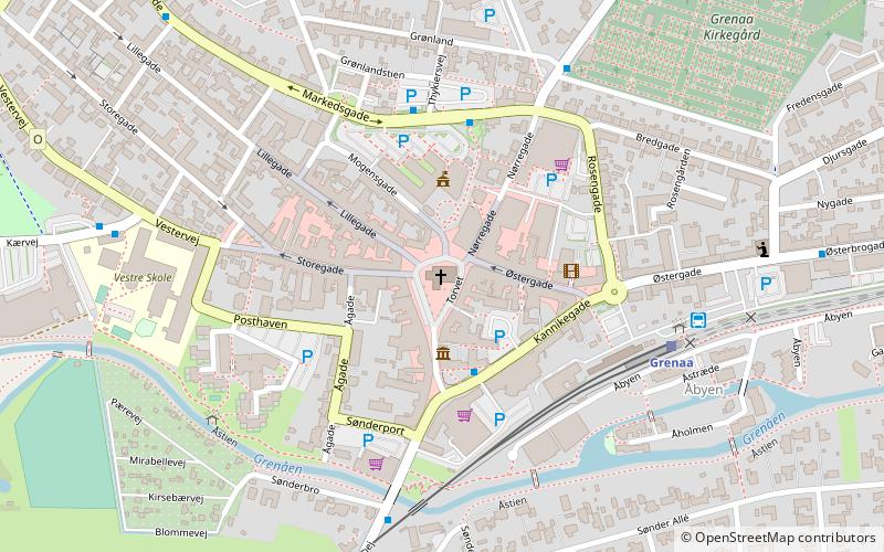Grenå Kirke location map