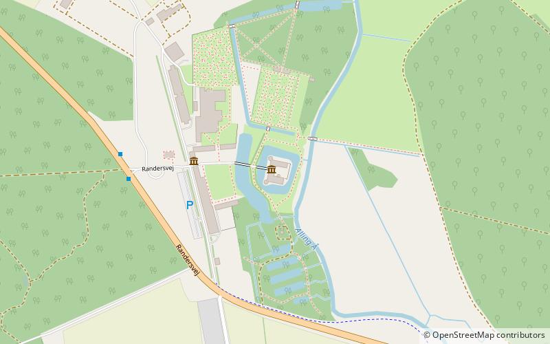 Gammel Estrup Manor location map