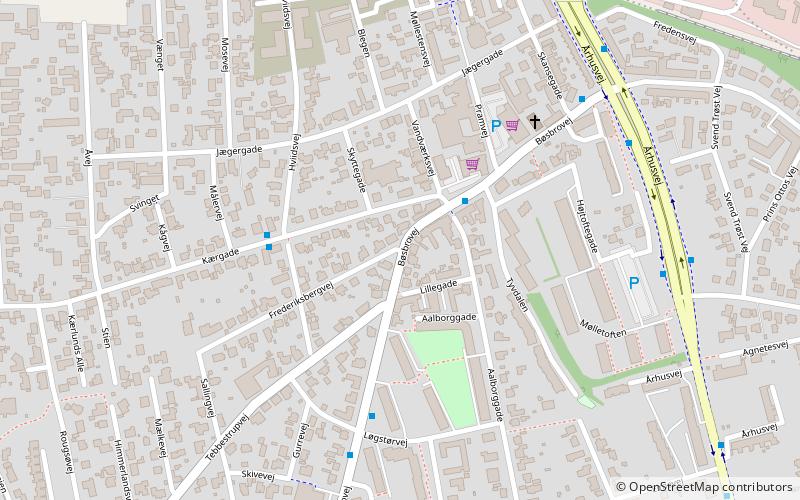 vorup randers location map