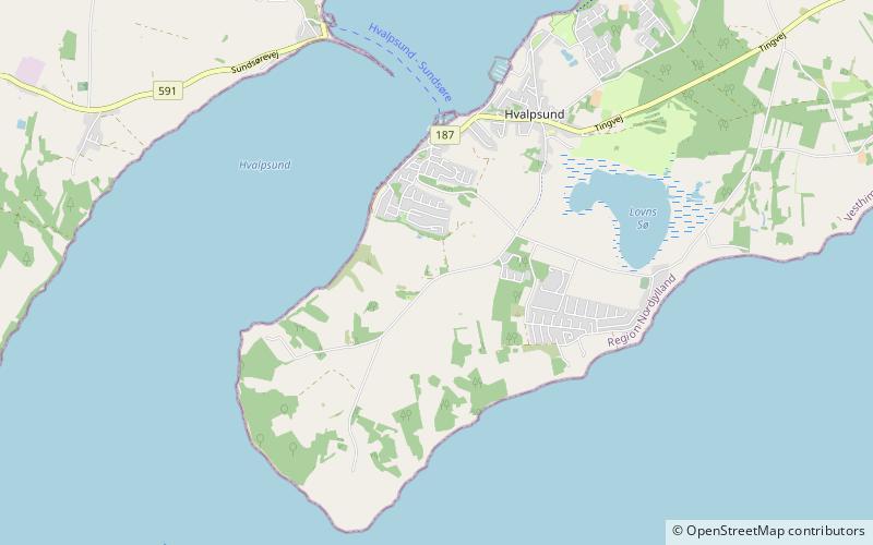 Hessel location map