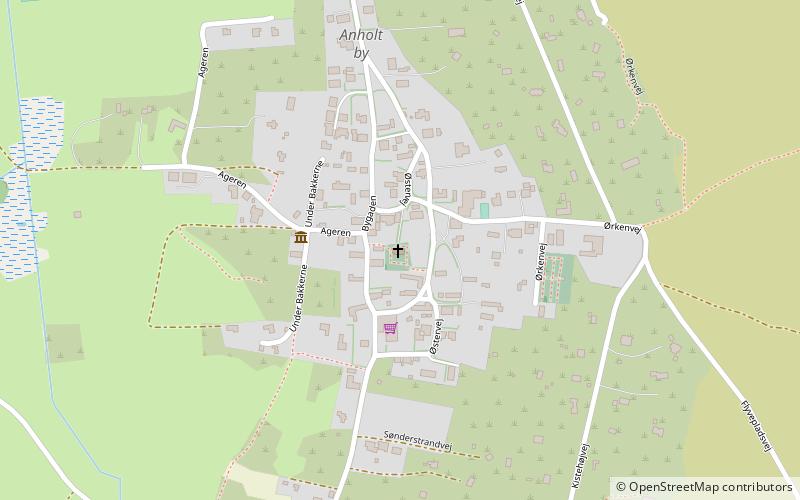 Anholt Kirke location map