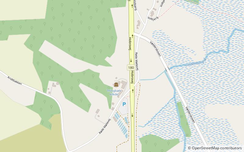Thingbæk Kalkminer location map