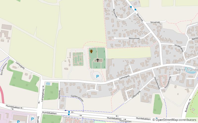 Nørre Tranders Kirke location map