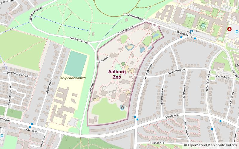 Aalborg Zoo location map