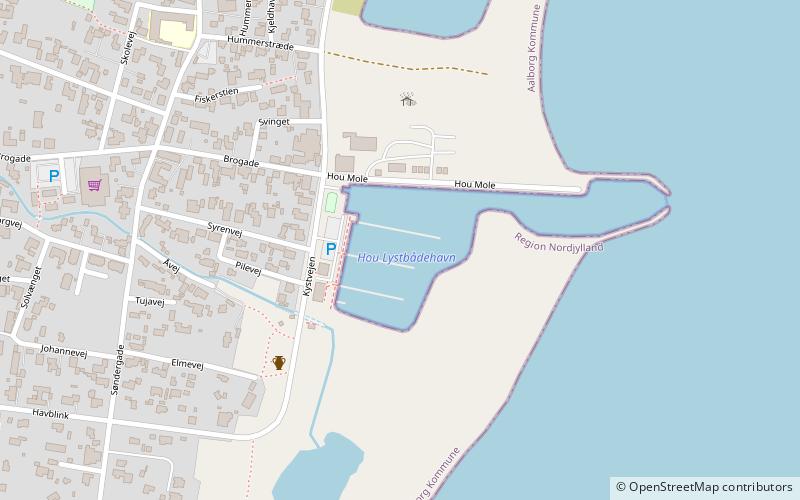 Hou Lystbådehavn location map