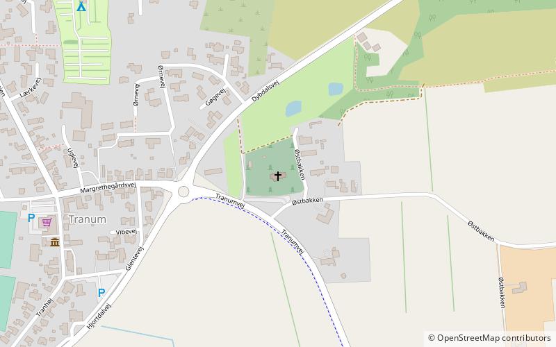 Tranum Kirke location map