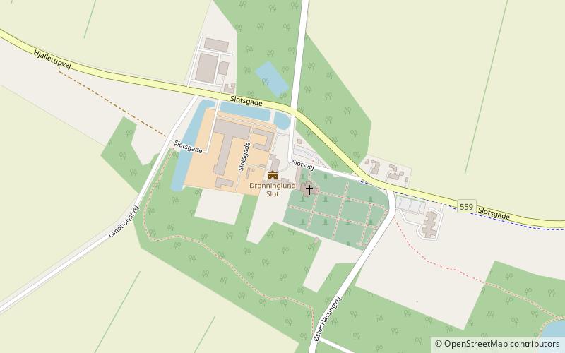 Dronninglund Slot location map