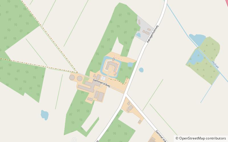 Gammel Vraa Castle location map