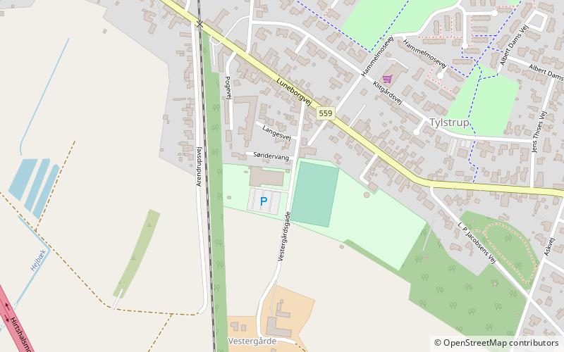 Tylstrup location map
