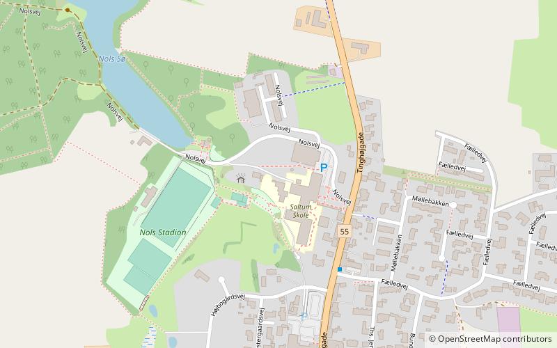 Saltum location map