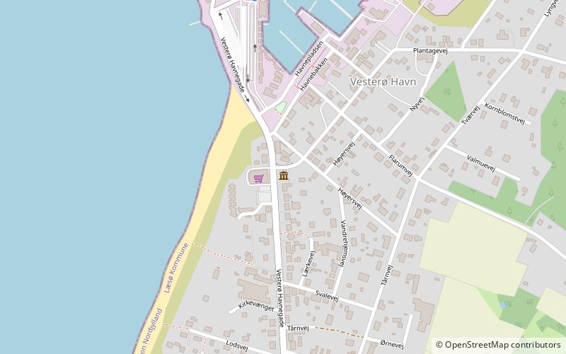 Læsø Museum location map