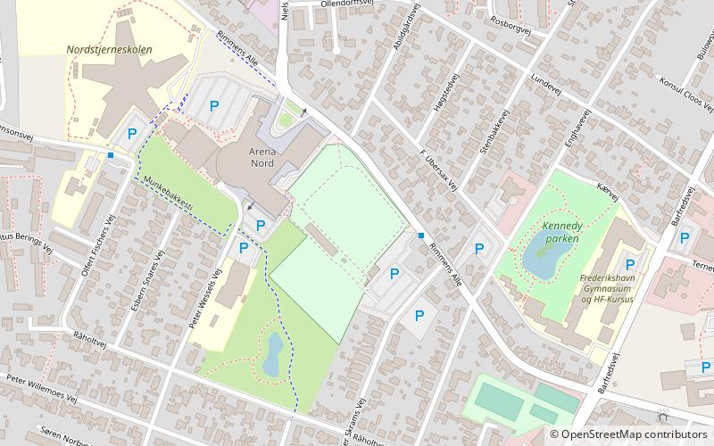 frederikshavn stadion location map