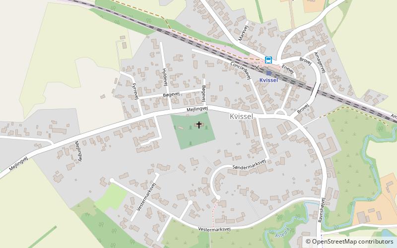 Kvissel Kirke location map