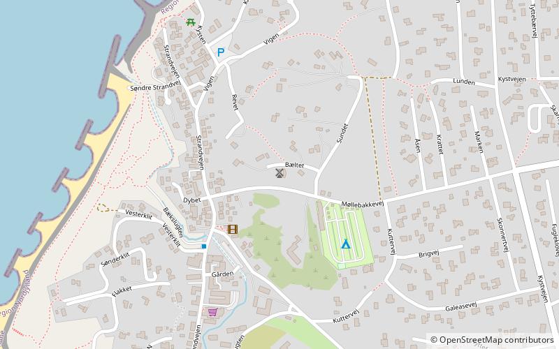 Lønstrup Mølle location map