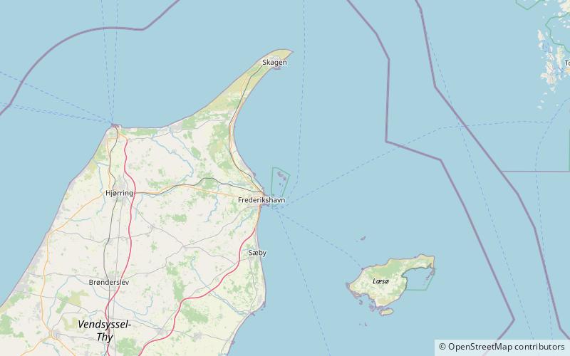 Hirsholmene location map