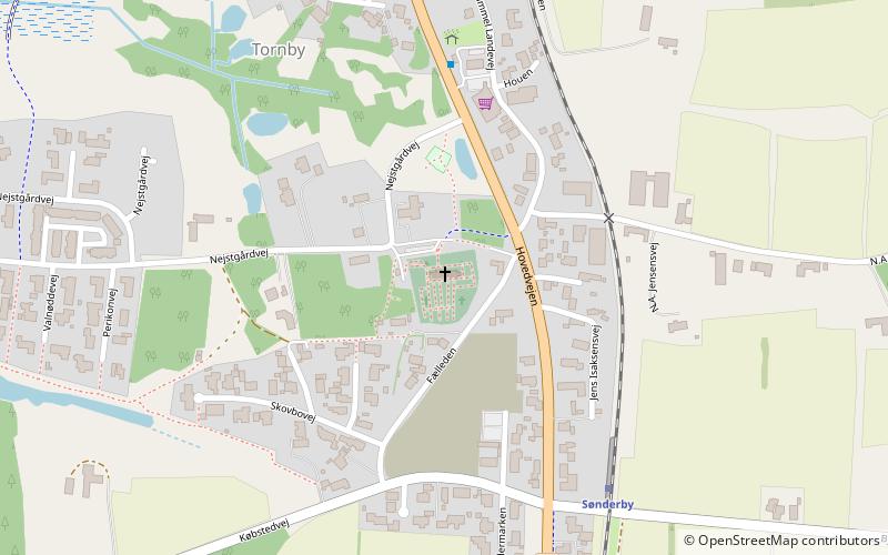 Tornby Kirke location map