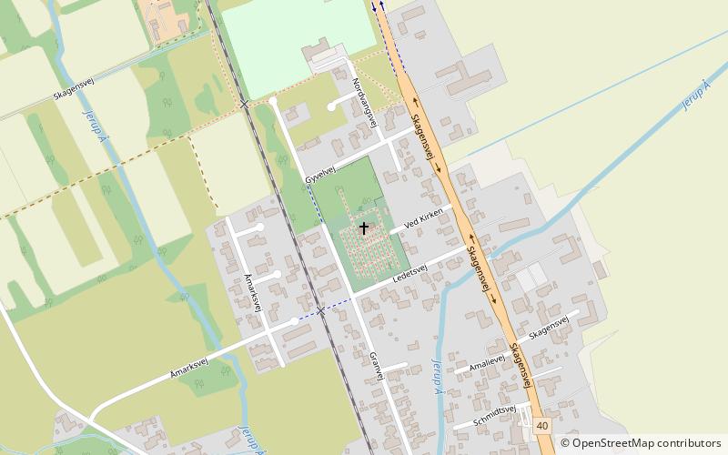 Jerup Kirke location map