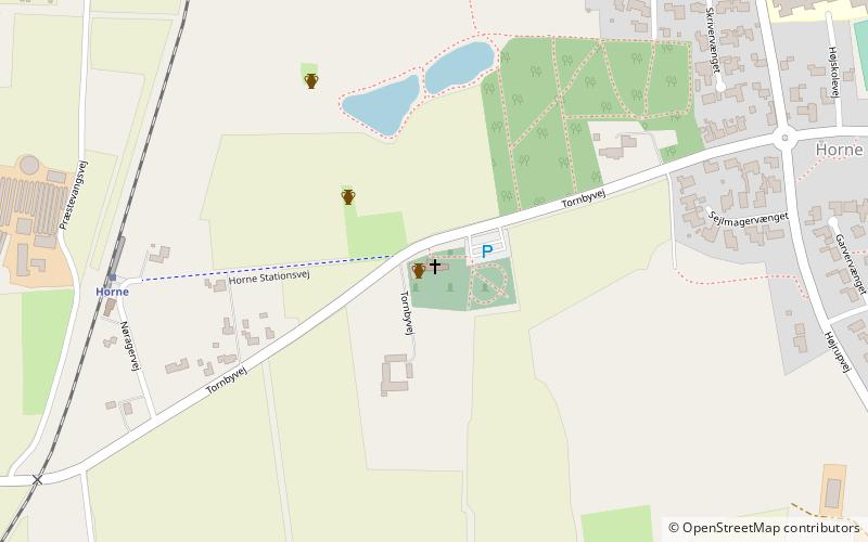 Horne Kirke location map