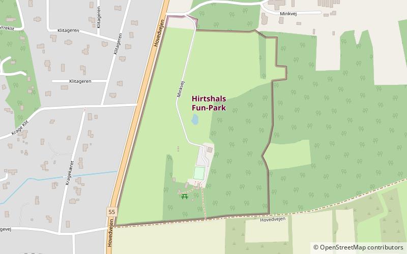Hirtshals Fun-Park location map