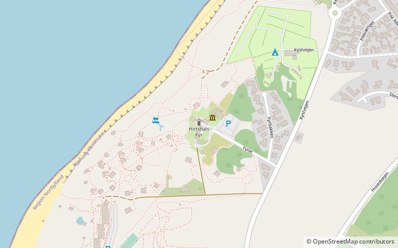 Hirtshals Lighthouse location map