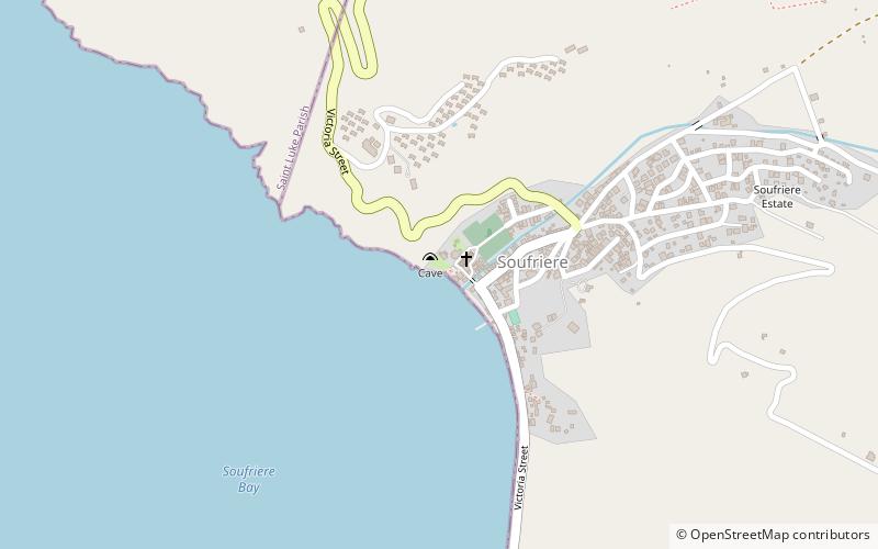 bubble beach soufriere location map