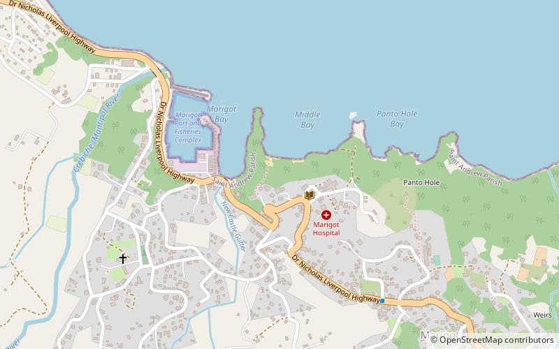Marigot location map