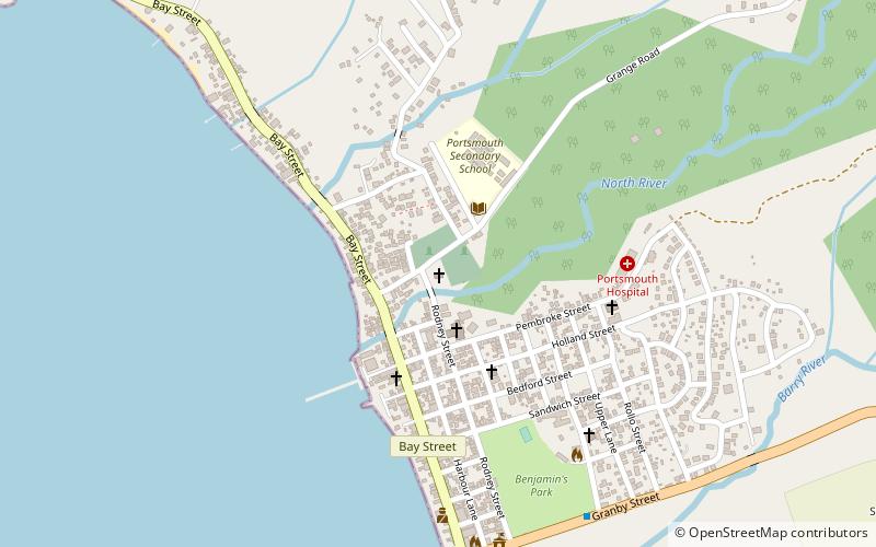 anglican church portsmouth location map