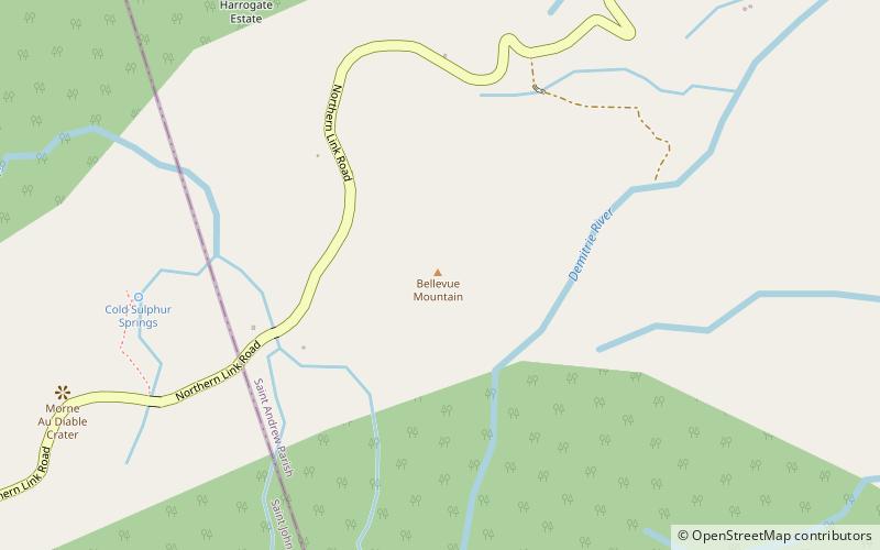 bellevue mountain location map