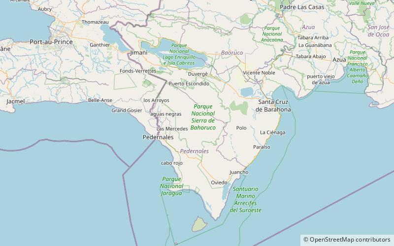 Baoruco Mountain Range location map