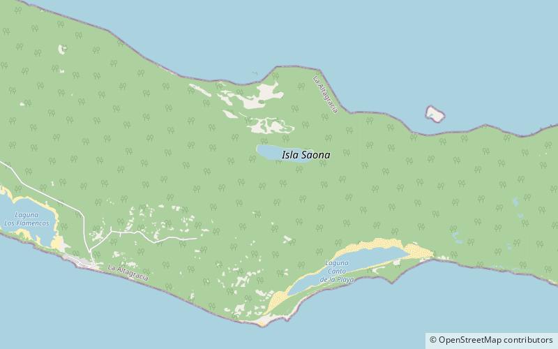 Isla Saona location map