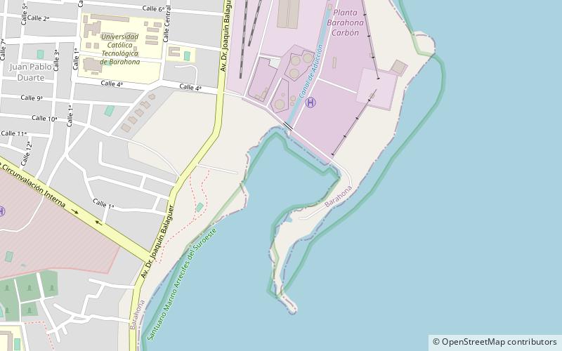 port of barahona location map