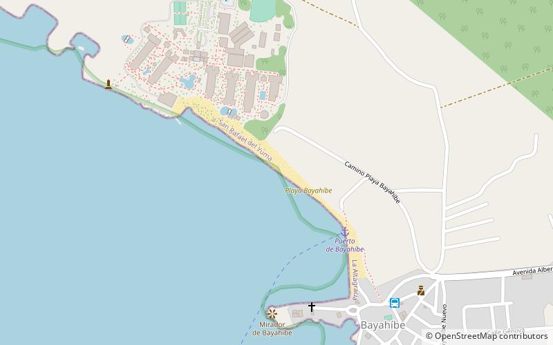 playa bayahibe location map