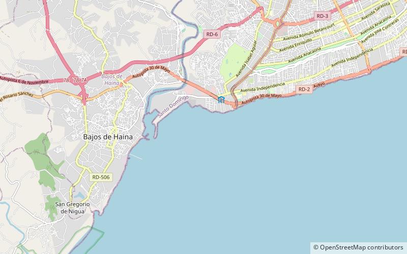Haina Occidental Port location map