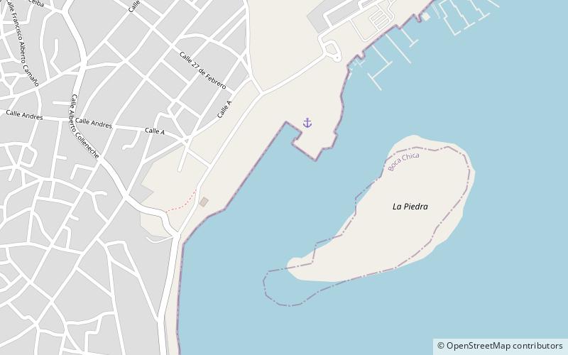 Port of Boca Chica location map