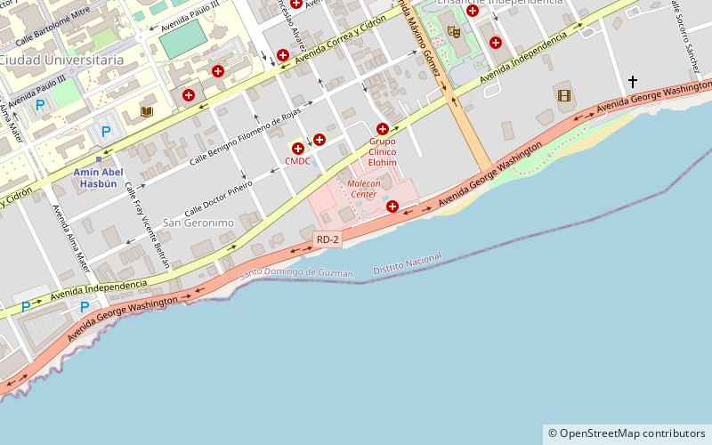 Malecon Center location map