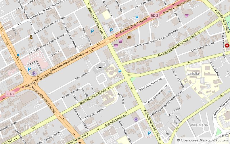 PUCMM Santo Domingo location map