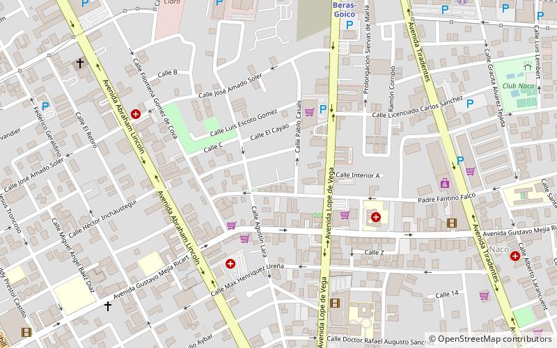 central santo domingo location map
