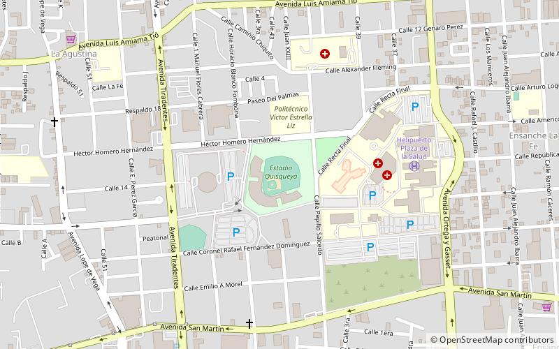 Estadio Quisqueya location map
