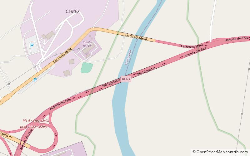 Mauricio Báez Bridge location map