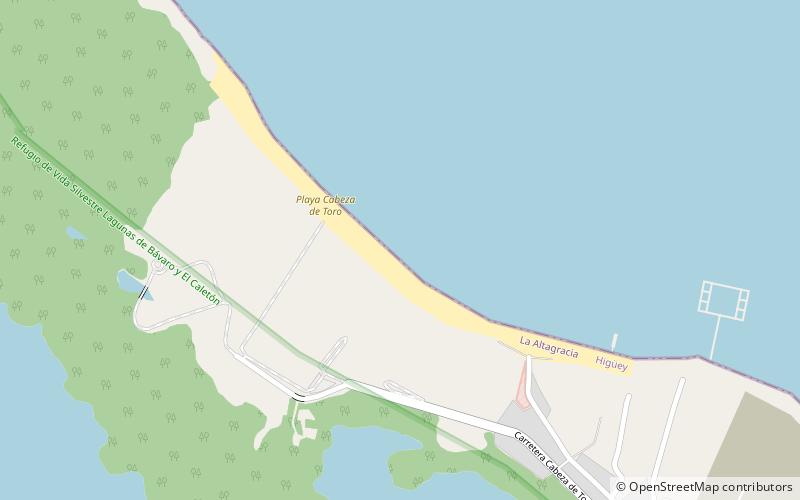 playa cabeza de toro punta cana location map