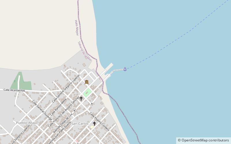 Embarcadero location map