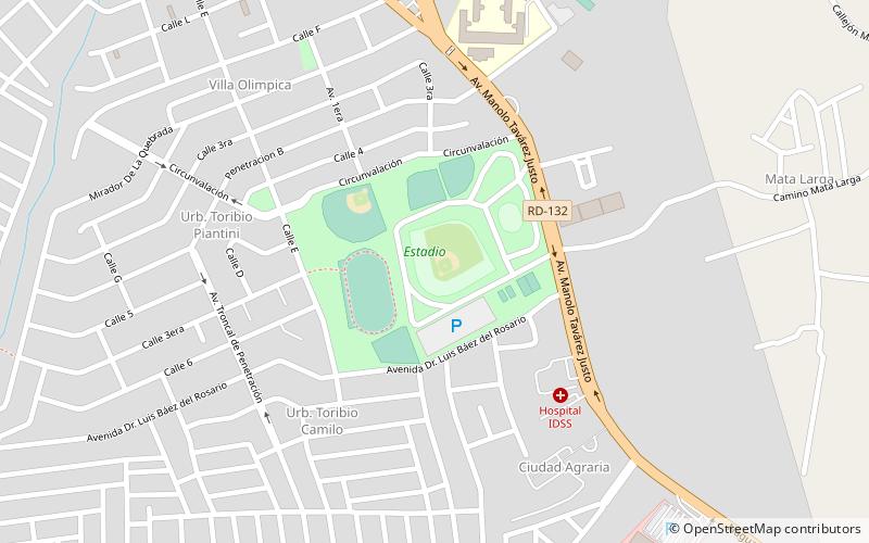 Estadio Julian Javier location map