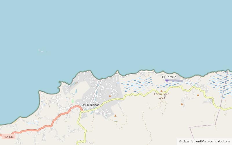 playa punta popy las terrenas location map